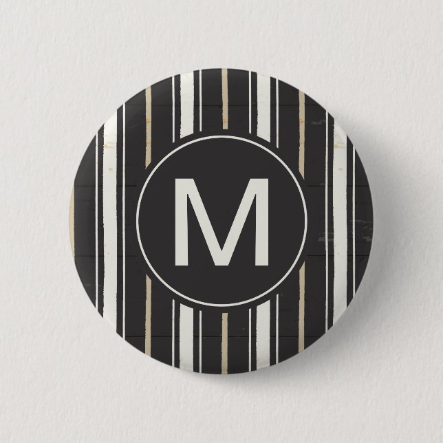 Monogram | Simple Signs Step Two 6 Cm Round Badge (Front)