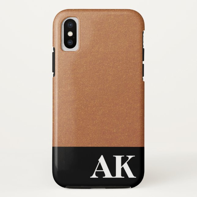 monogram sleek Case-Mate iPhone case (Back)