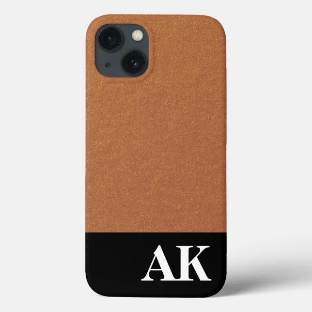 monogram sleek Case-Mate iPhone case (Back)