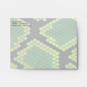 Monogram Snake Green and Black Envelopes