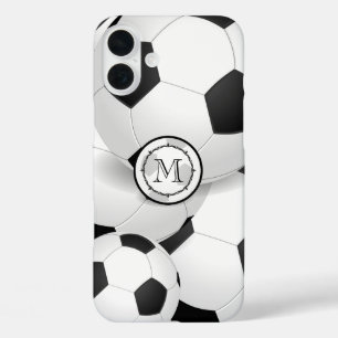 Monogram Soccer Ball  iPhone 16 Plus Case