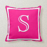 MONOGRAM Solid coloured Hot Pink Fuschia