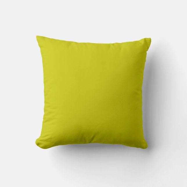 MONOGRAM solid light green pillow (Front)