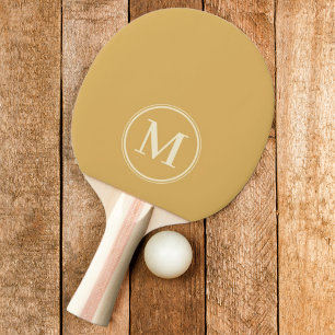 Monogram Solid Sand Sunrise Colour Ping Pong Paddle
