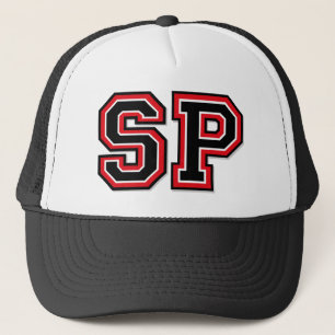 Monogram 'SP' initials Trucker Hat
