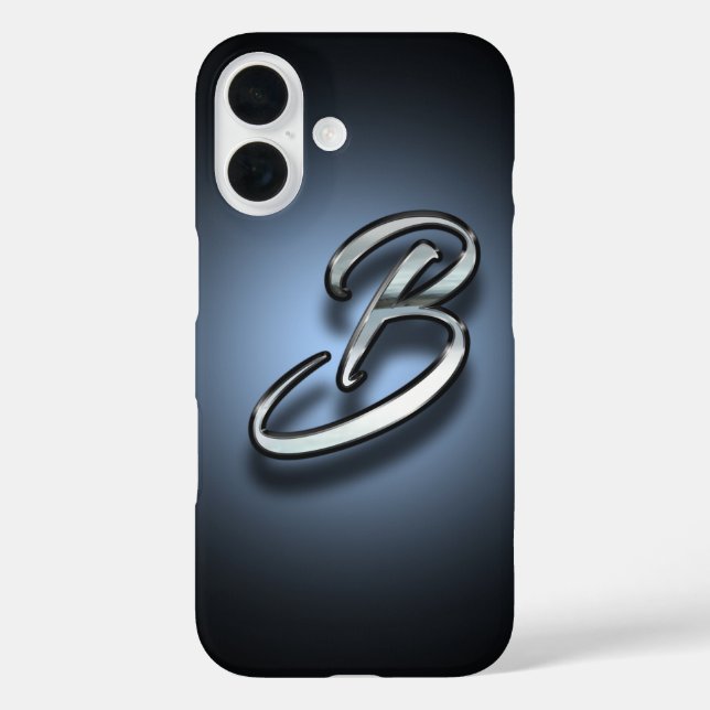 Monogram Spotlight Background Case-Mate iPhone Case (Back)