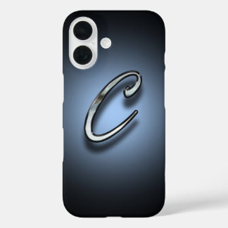 Monogram Spotlight Background iPhone 16 Case