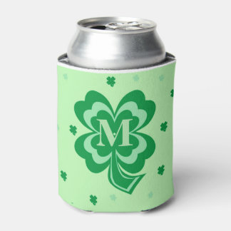 Monogram St Patricks Day Can Cooler