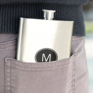 Monogram Stainless Steel Classic Flask 8 oz