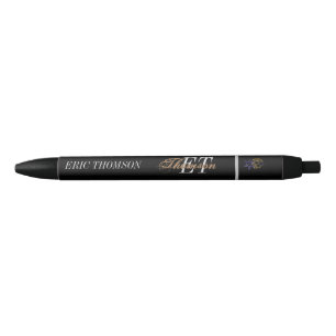 Monogram Star Digital artwork Black Ink Pen