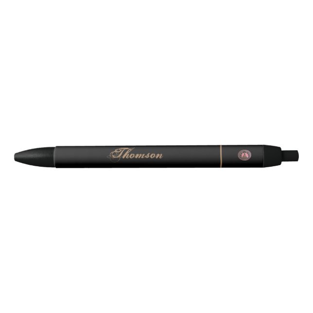 Monogram Star Digital artwork   Black Ink Pen (Front)