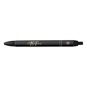 Monogram Star Digital artwork   Black Ink Pen