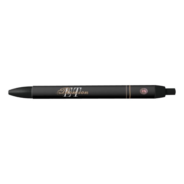 Monogram Star Digital artwork   Black Ink Pen (Front)