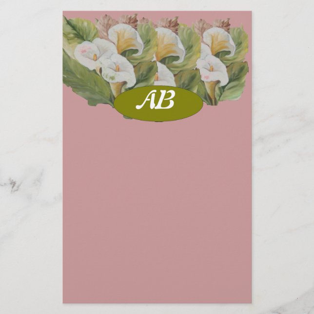 monogram stationary stationery (Front)