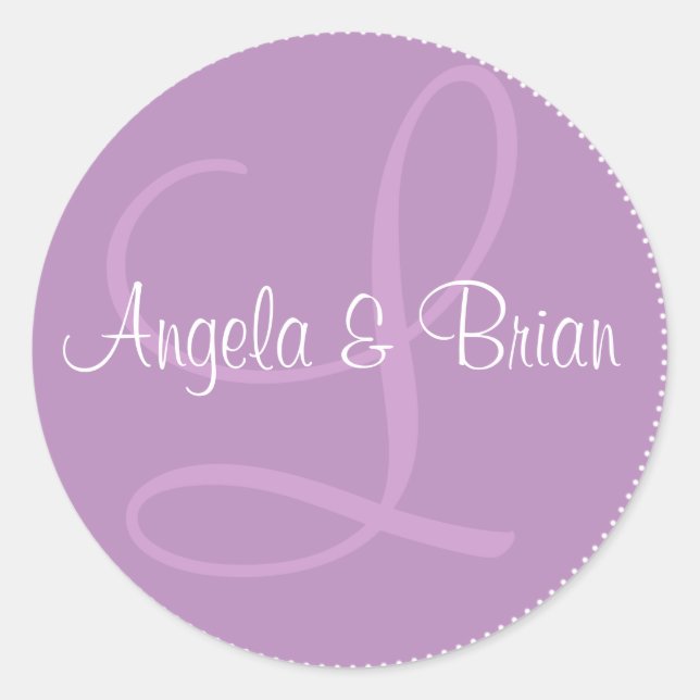 Monogram Sticker (Front)