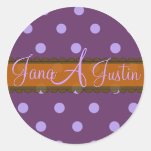 Monogram stickers box of chocolate