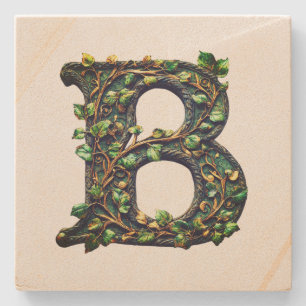 Monogram  stone coaster