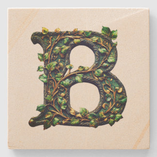 Monogram  stone coaster