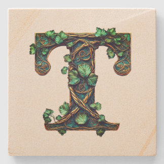 Monogram  stone coaster