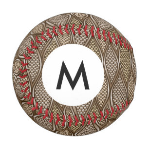 Monogram Stylised snake skin Baseball
