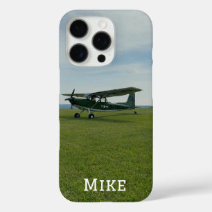 Monogram Stylish Aeroplane Photo, Aviation iPhone 16 Pro Case