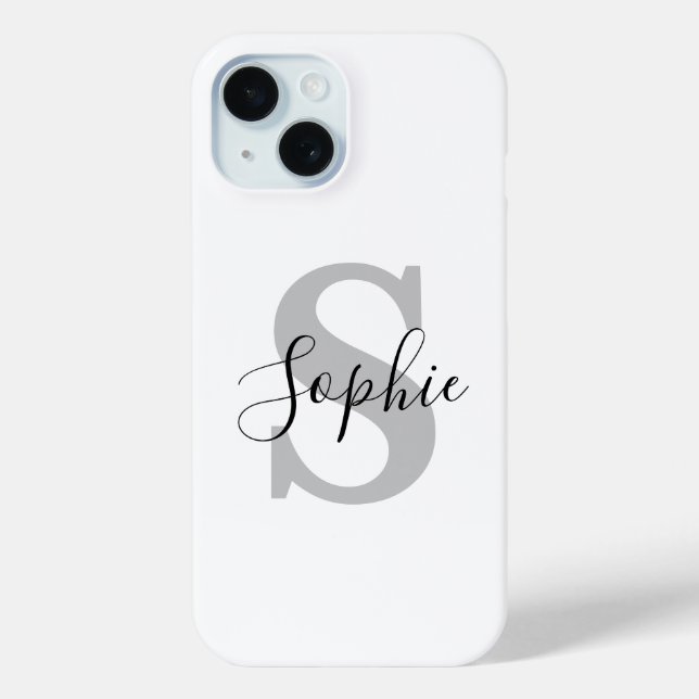 Monogram Stylish  Case-Mate iPhone Case (Back)