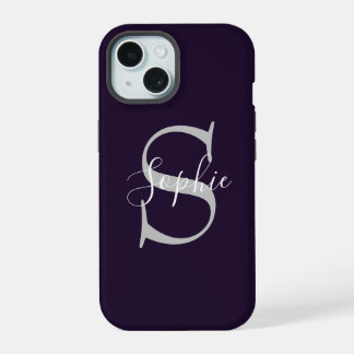 Monogram Stylish  iPhone 15 Case
