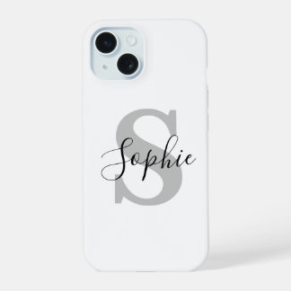 Monogram Stylish  iPhone 15 Case