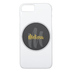 monogram stylish template Case-Mate iPhone case
