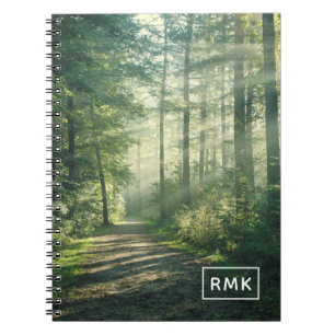 Monogram   Sunny October Morning in Hamburg Notebook