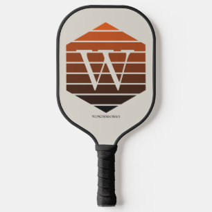 Monogram Sunset Gradient hexagon Pickleball Paddle