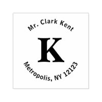 Monogram Super Person with Address