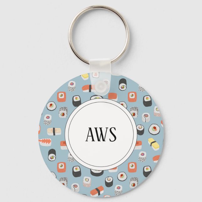 Monogram Sushi Key Ring (Front)
