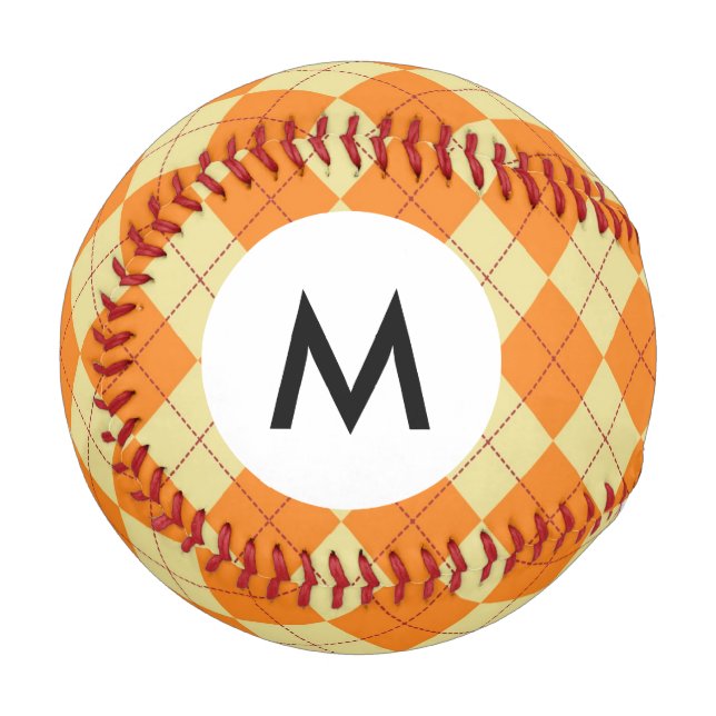Monogram Sweater Background Baseball (Front Left)