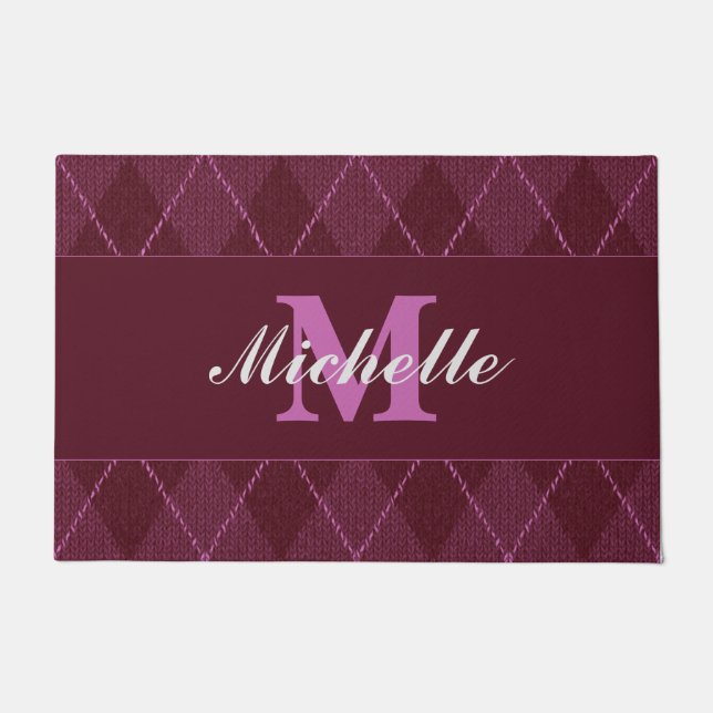 Monogram Sweater Doormat (Front)