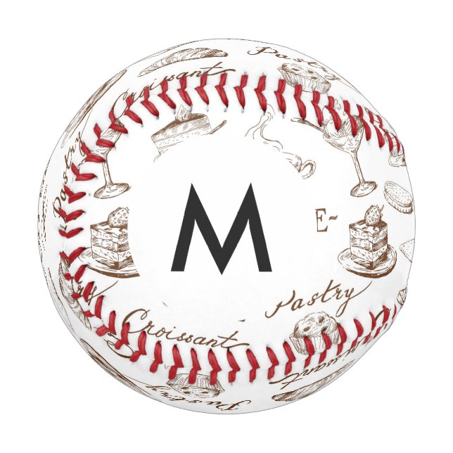 Monogram Sweet paper Baseball (Front Left)
