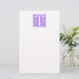 Monogram T Stationery