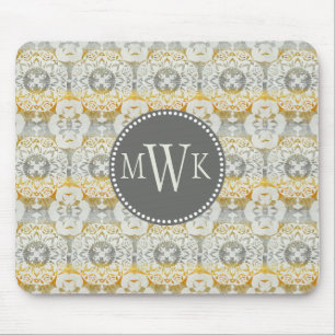 Monogram Tapestry Rosette II Mouse Pad