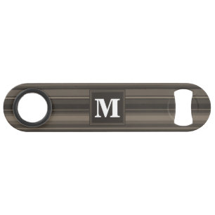 Monogram taupe stripes