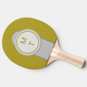 Monogram Template Modern Ping Pong Paddle