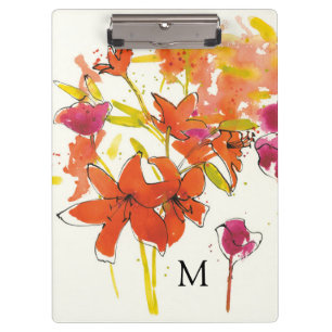 Monogram The Plum of Patty Clipboard