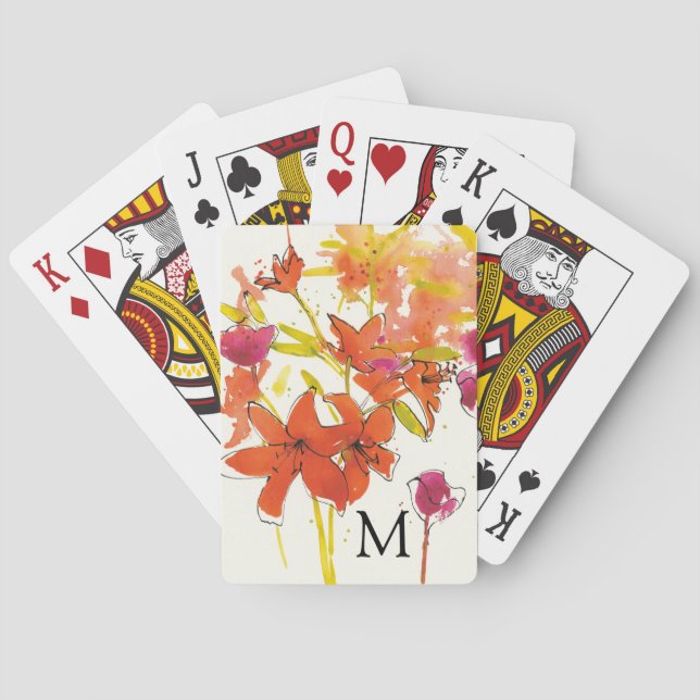Monogram | The Plum of Patty Playing Cards (Back)