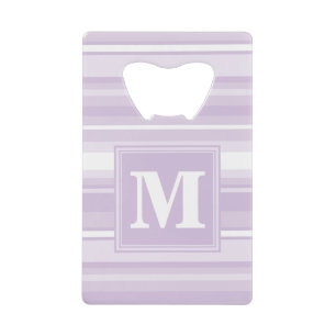Monogram thistle purple stripes