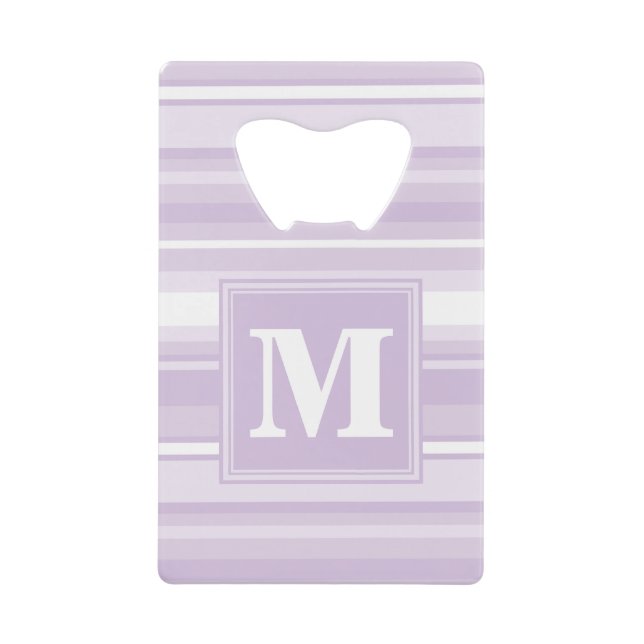 Monogram thistle purple stripes (Front)