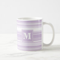 Monogram thistle purple stripes