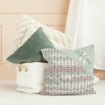 Monogram Throw Pillow<br><div class="desc">This lovely monogrammed throw pillow would make a great gift for someone special! Perfect for bridal showers,  weddings,  anniversaries,  birthdays,  Mother's Day,  or just because! Matching tote bags available!</div>