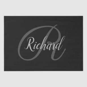 Monogram Tissue Paper