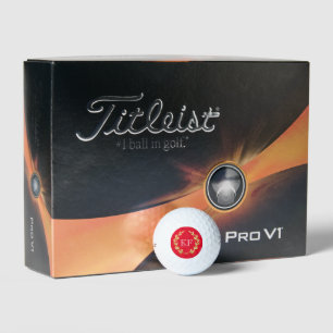 Monogram Titleist Pro Golf Balls