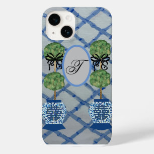 Monogram Topiary Ginger Jars iPhone / iPad case