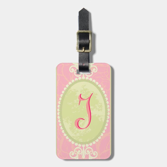 Monogram Travel Tag (Front Vertical)
